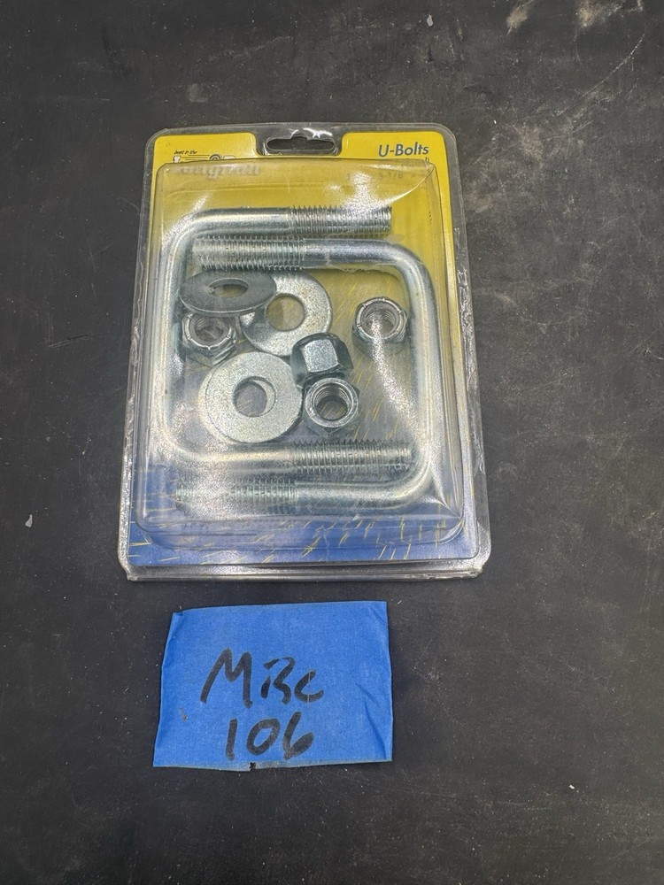 U-BOLTS 1/2 3 1/8 X 3