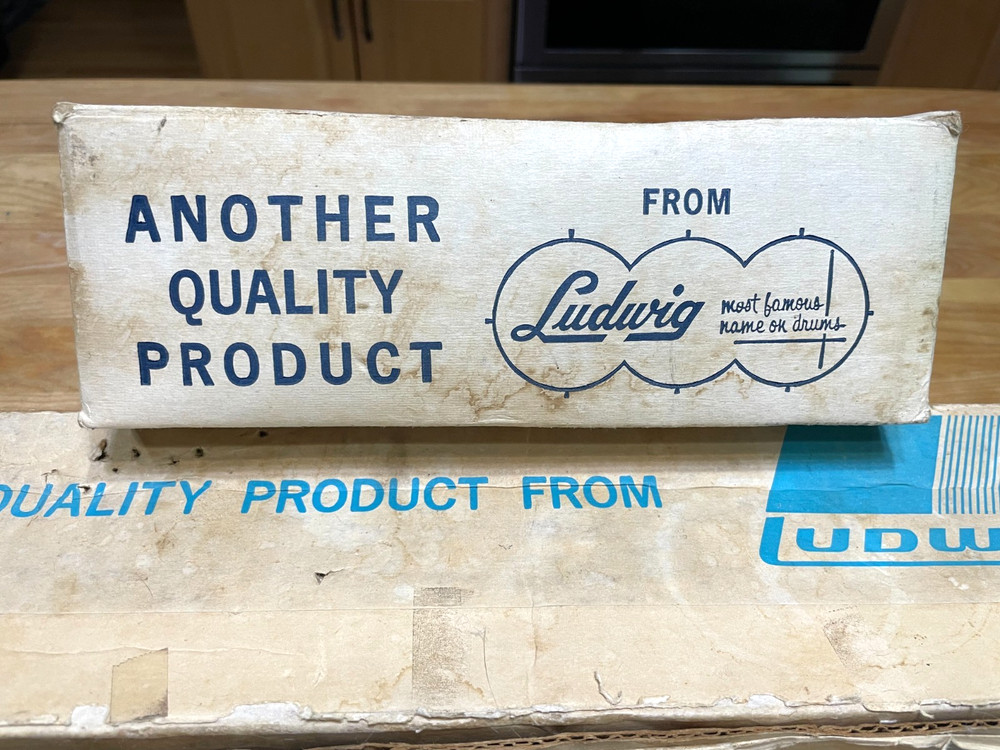 3 Vintage Ludwig Original Boxes 1970's