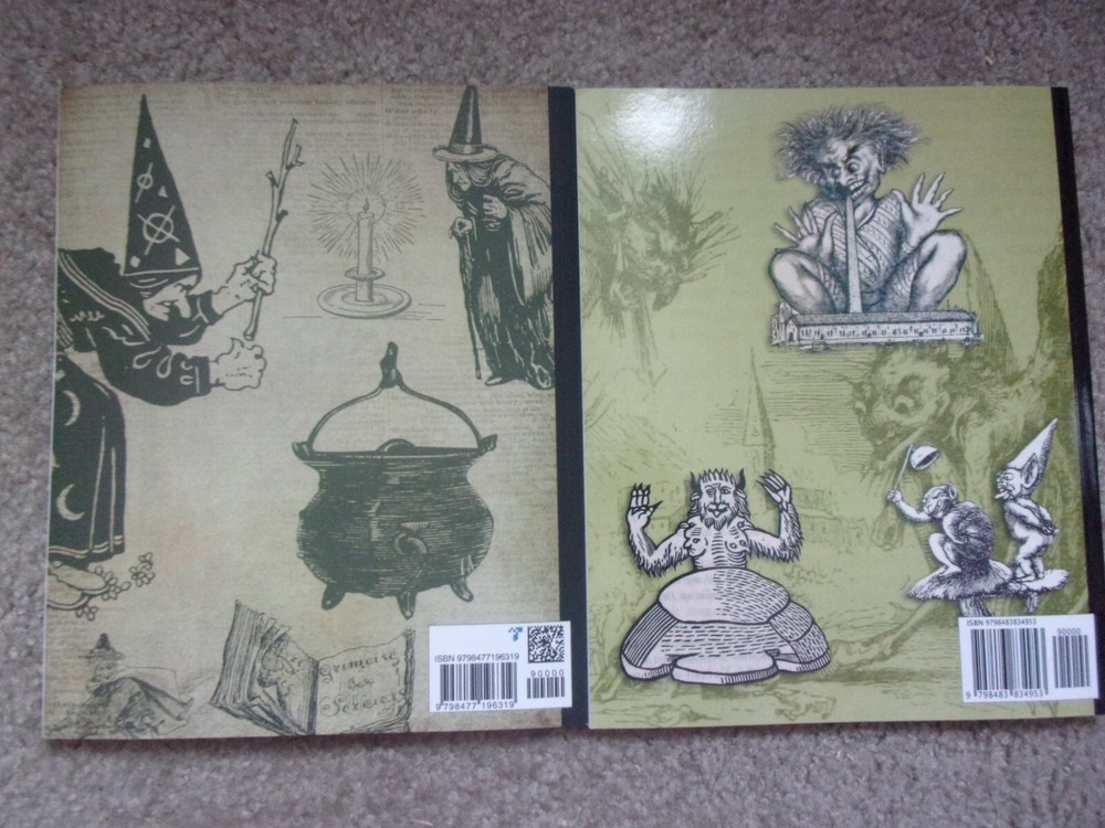Two Halloween Theme Composition Notebooks