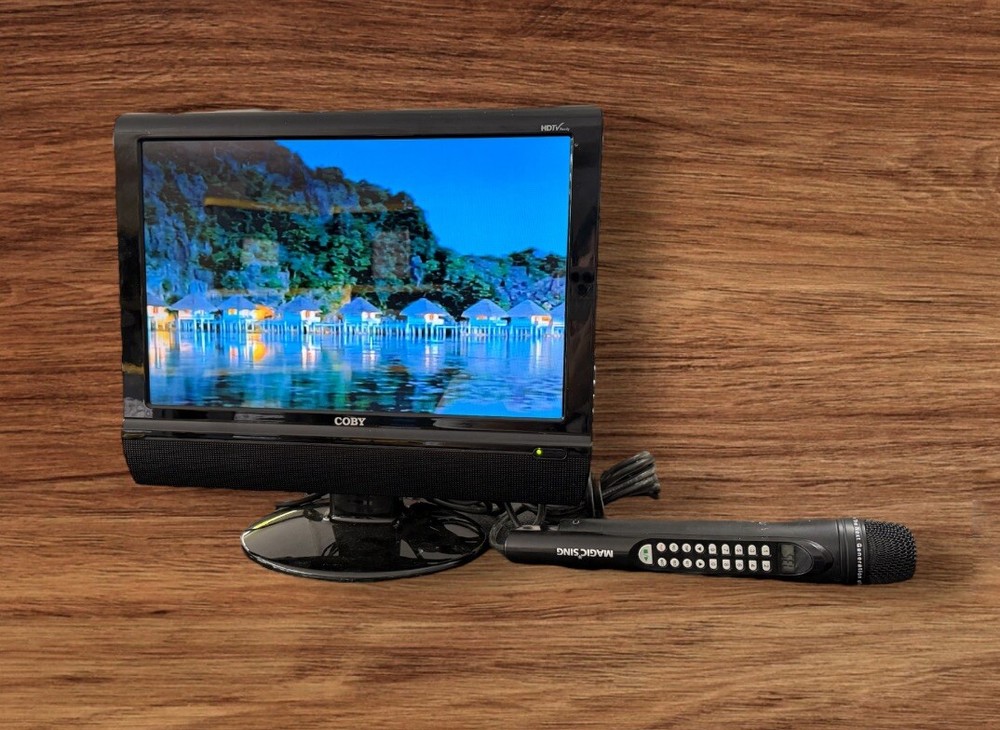 MAGIC SING Karaoke Microphone With FM Transmitter Tested Working