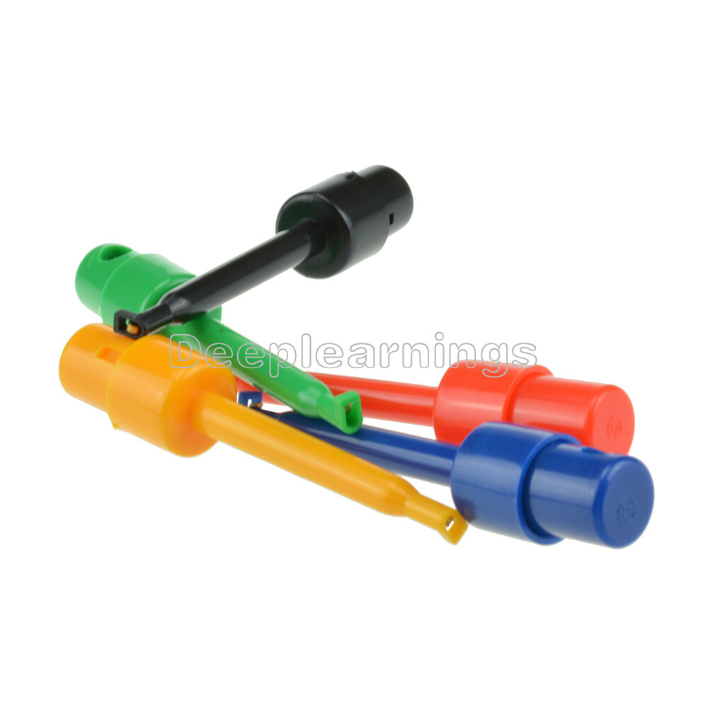 10pcs Large Size Round Single Hook Clip Test Probe for Electronic Testing