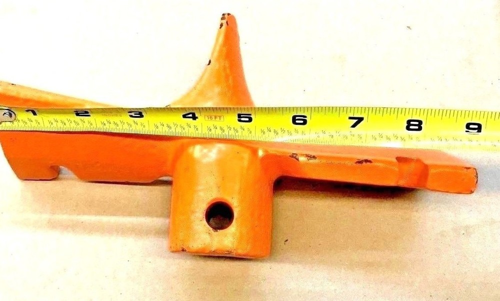 Leinbach 9" Auger Tip Cast Iron Post Hole Digger End Leinback Knife Tip a