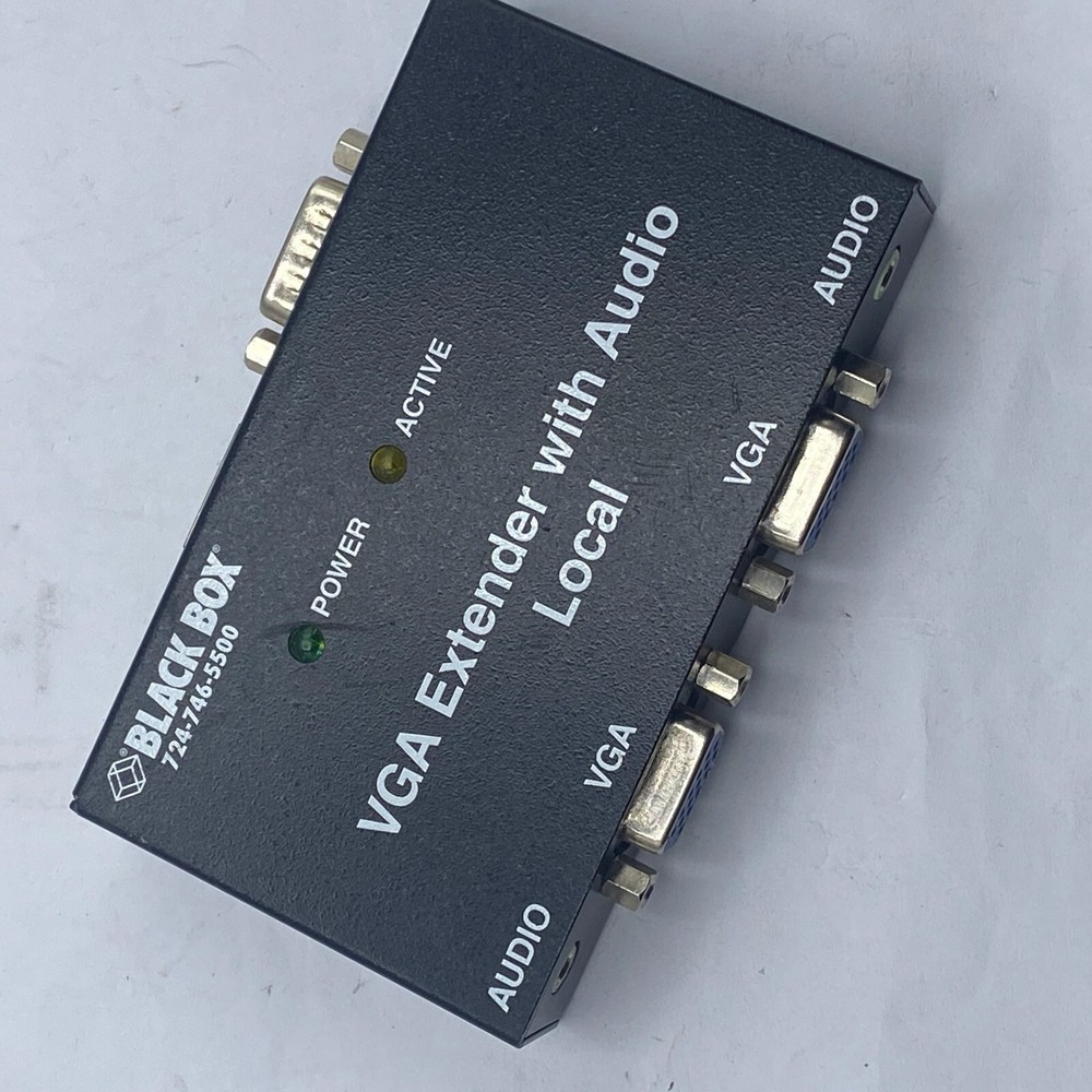 Black Box Remote Console Port VGA Extender with Audio - Local Unit ✅