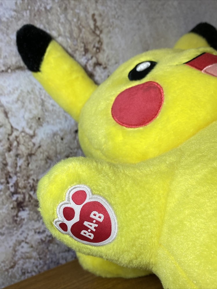 Build A Bear 17” Pokemon Pikachu Plush Nice Free Ship C9