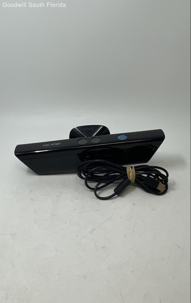Microsoft Xbox 360 Kinect Model 1414 Black Motion Sensor Camera Not Tested
