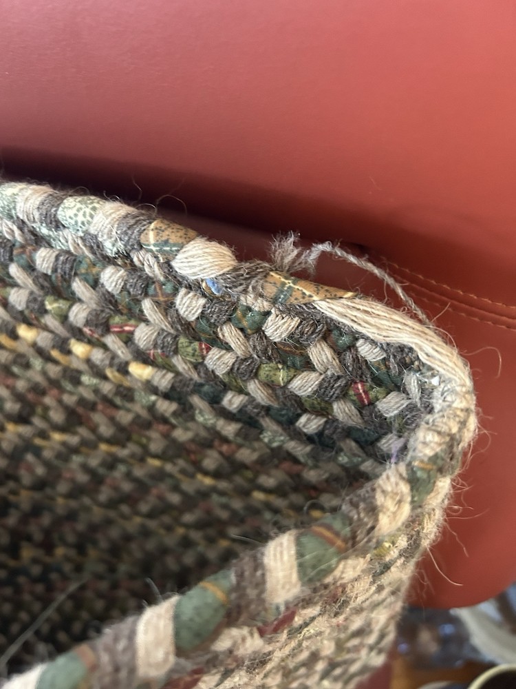 Large Braided Rug Bag/Sewing