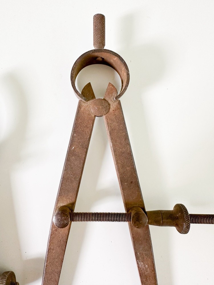 Vintage Compass Lot - Union Tool Co Unmarked CS Osborne Antique Tools