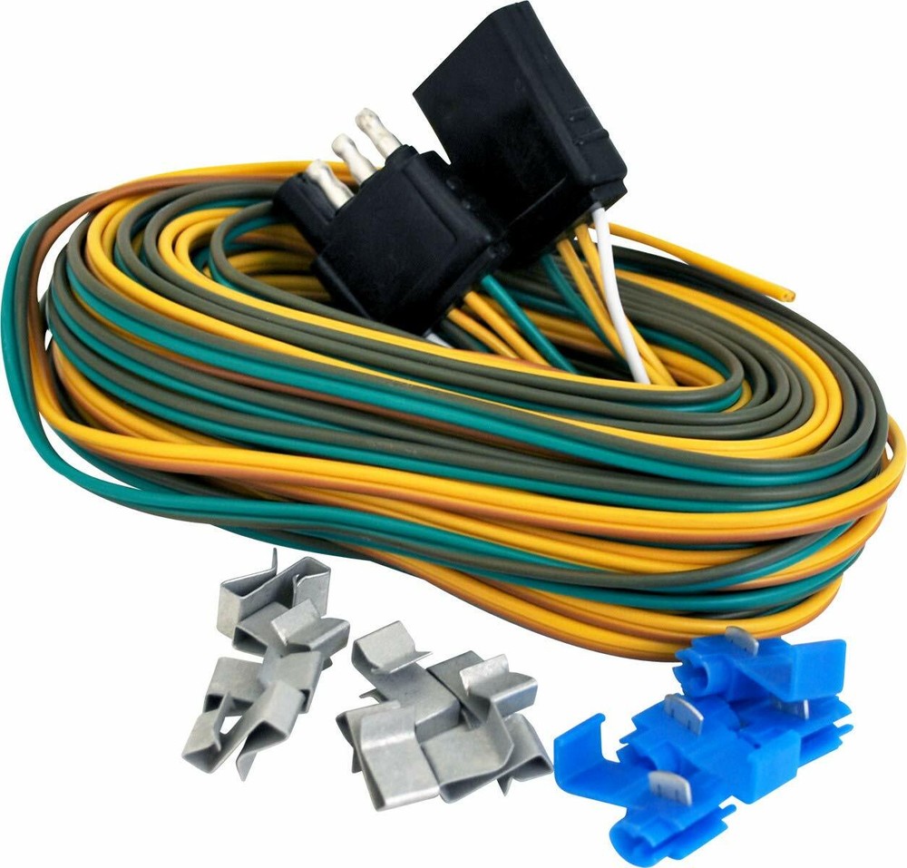 Attwood 7621-7 Complete Trailer Wiring Kit, 25'