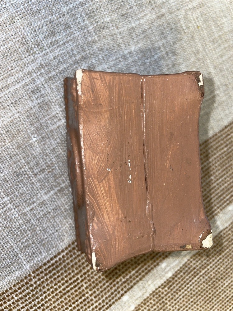 7 book ceramic MATCH BOOK HOLDER