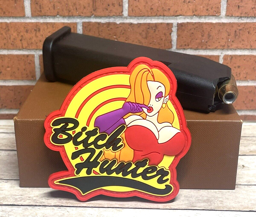 3D Bitch Hunter Titties PVC Patch Hook Backed Tactical Morale Rubber Patch