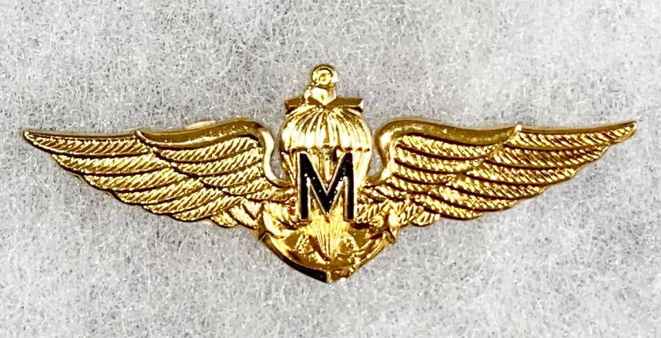 Ecuador Marine Rigger Para Airborne Wing Badge