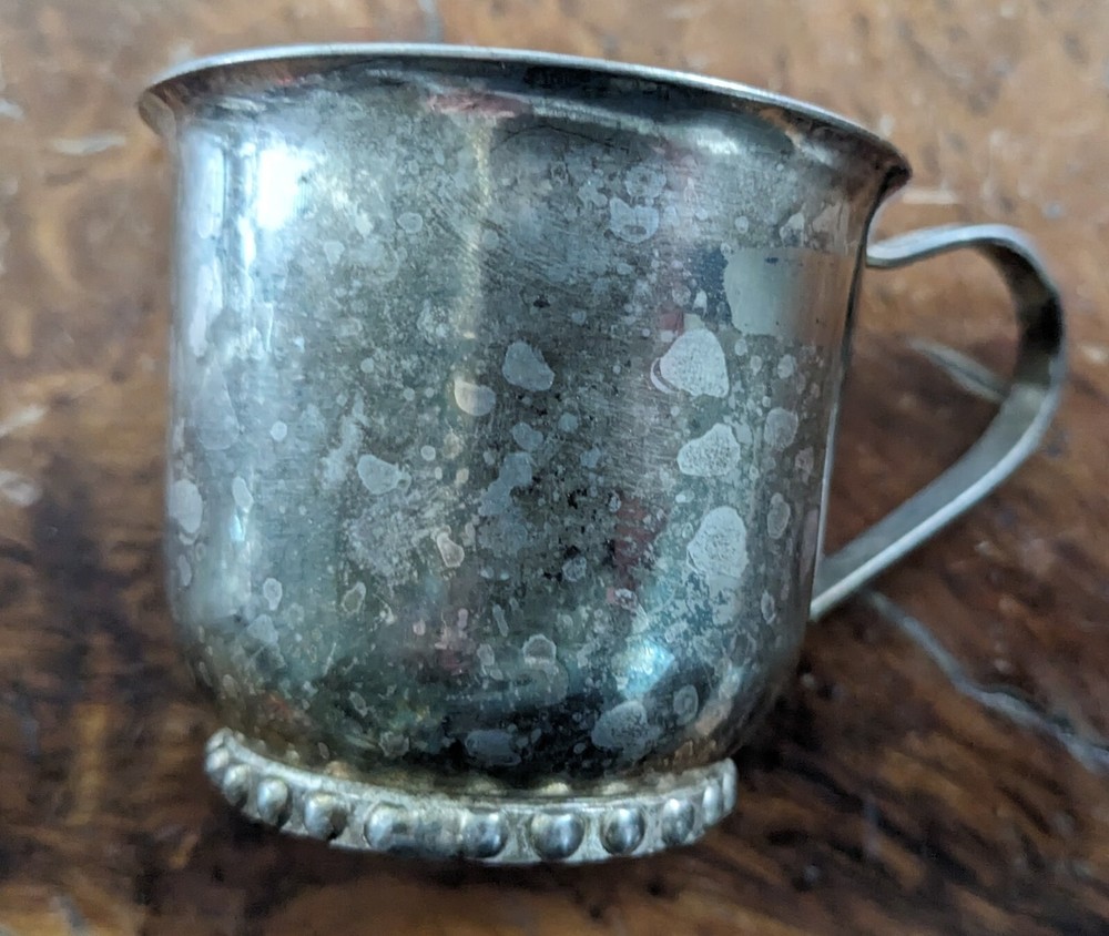 Vintage Silverplated Leonard Baby Cup