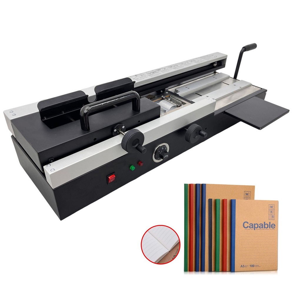 110V Manual Hot Glue Binder Wireless Binding Machine A4 Book Binding Machine