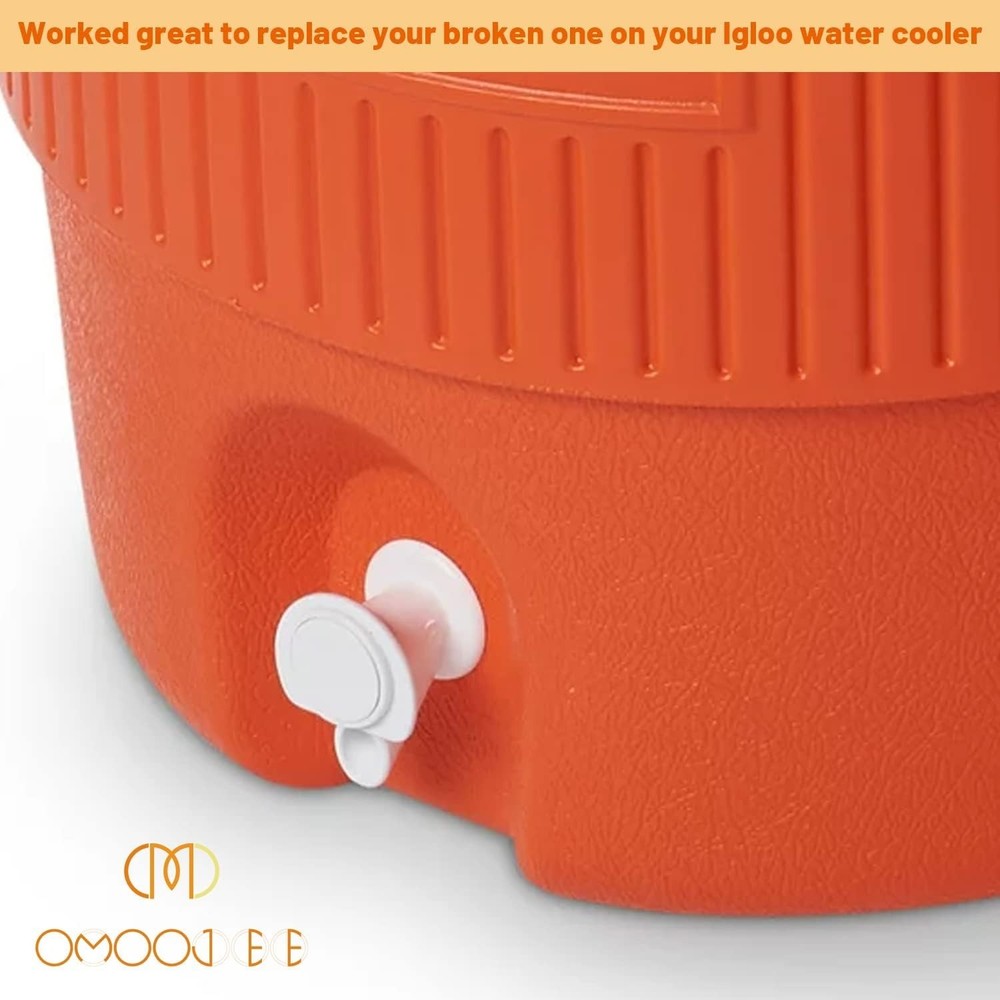 Durable Push-Button Cooler Spigot Set, Perfect for Igloo 2-10 Gallon Jugs