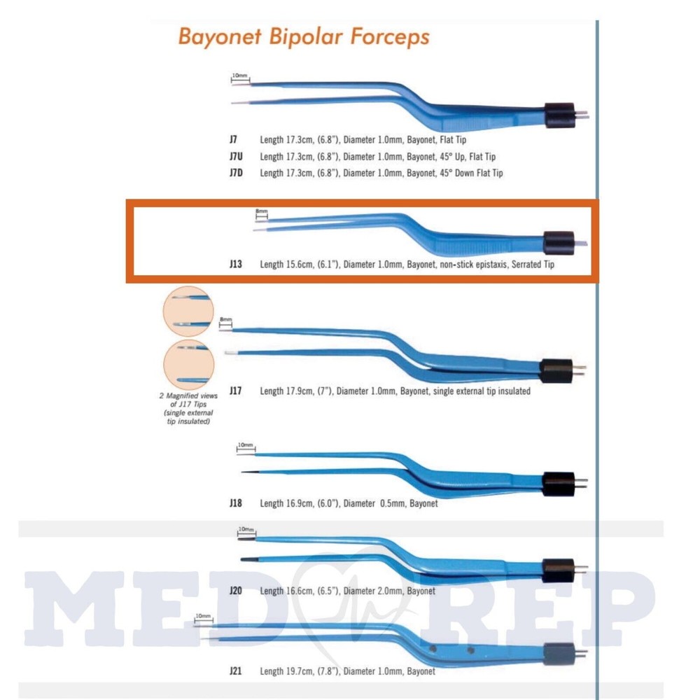 Ellman - J13-Bipolar Forceps - REUSABLE!