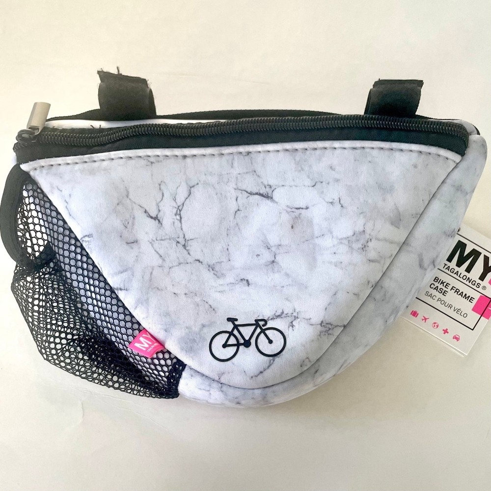 NWT White Marble Bike Frame Case