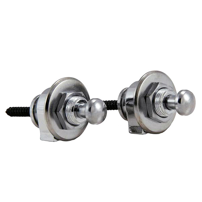 Genuine Grover Strap Locks, Chrome GP800C