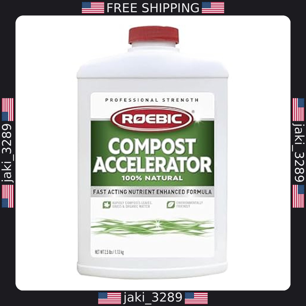 Roebic CA-1 Bacterial Compost Accelerator 2.5 lbs - Speed Up Composting!
