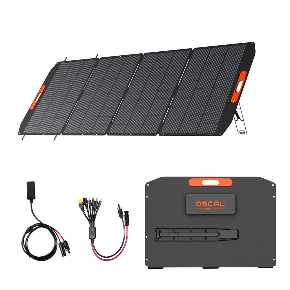 Blackview OSCAL PM400 Plus 400W Foldable Solar Panel for Power Station Camping