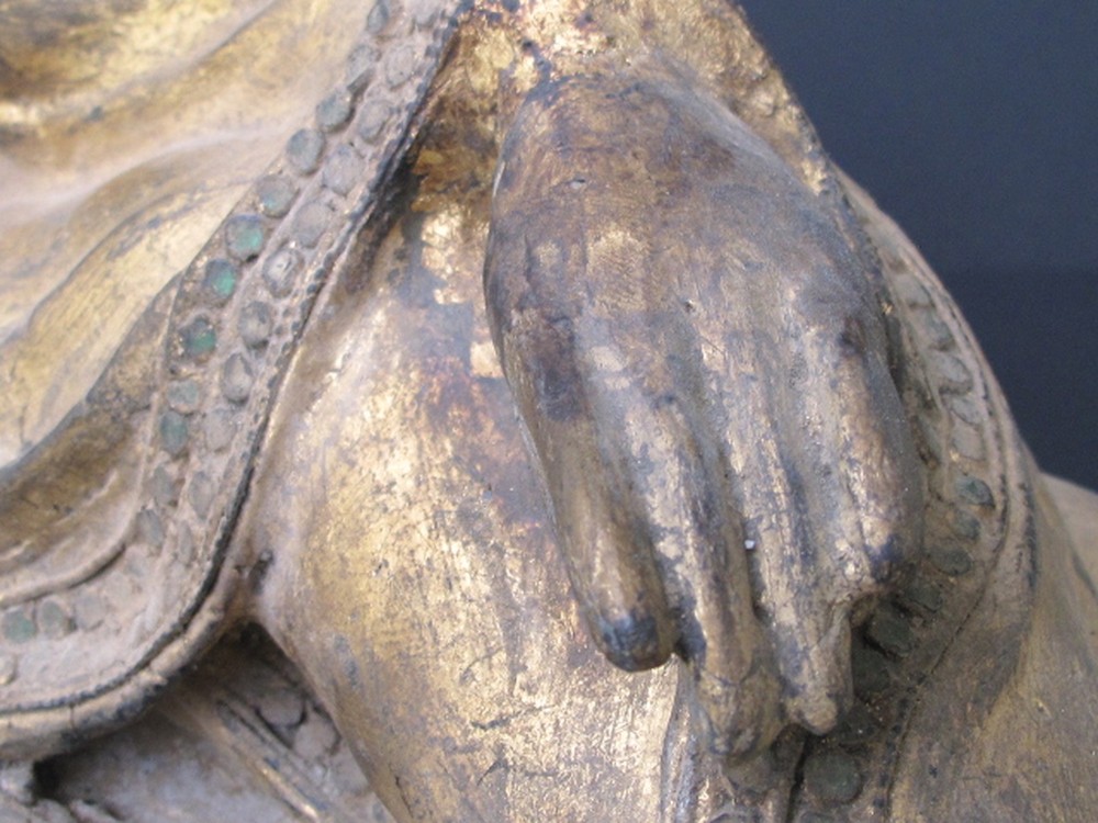 Large Paper Mâché Buddha, Burma