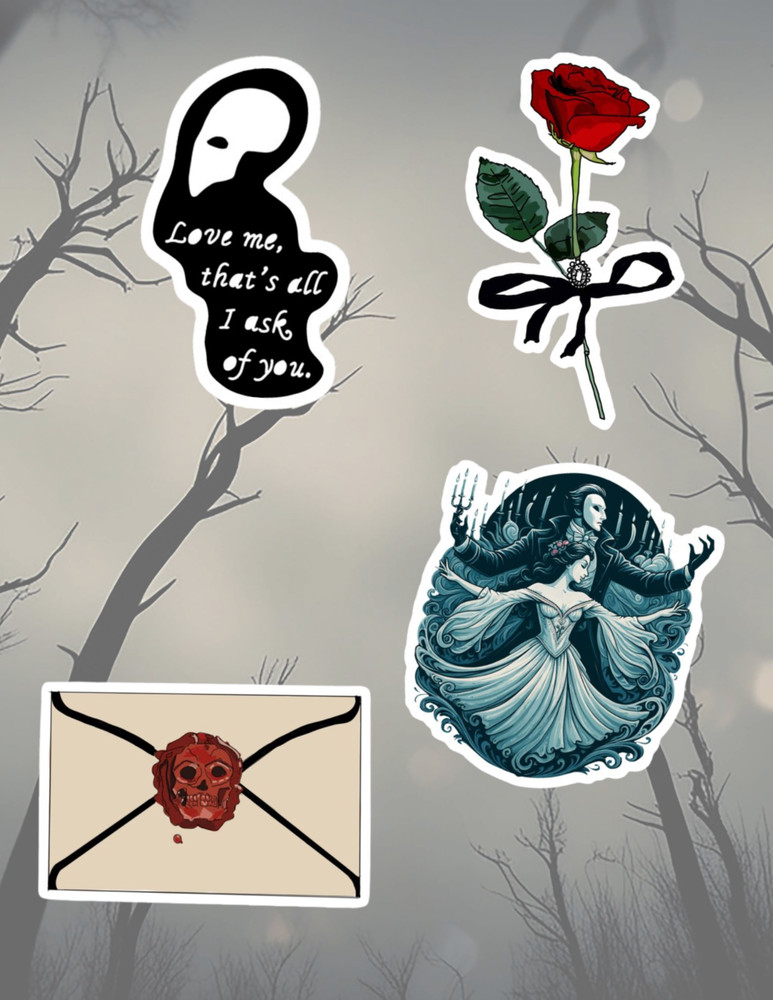 Phantom of The Opera Sticker Pack