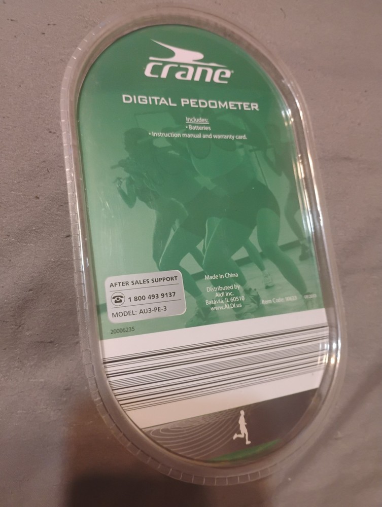 Crane Digital Pedometer With 3G Acceleration Sensor