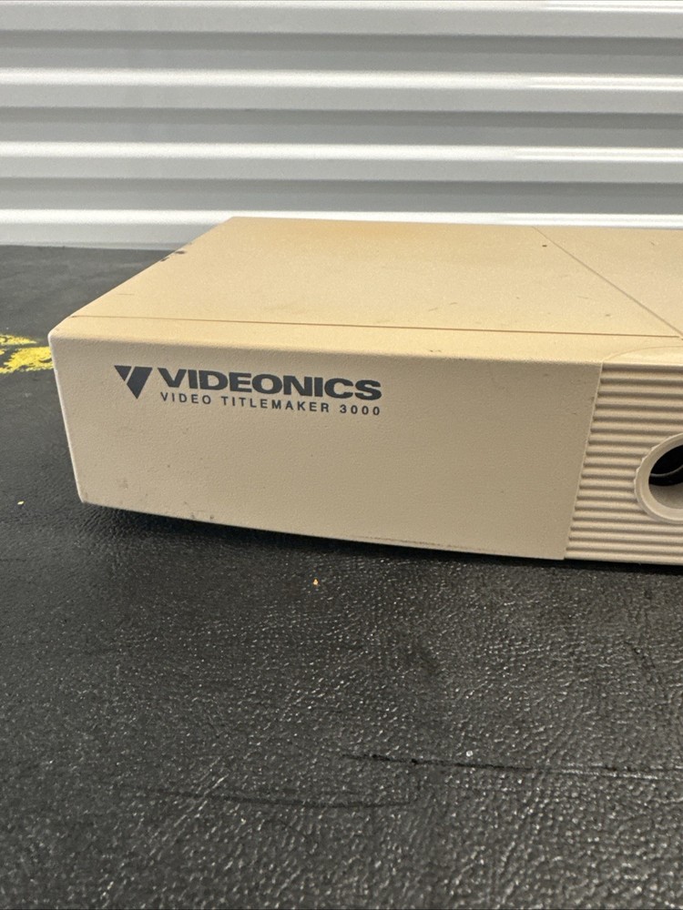 VIDEONICS, TM3000NTSC, VIDEO TITLEMAKER 3000