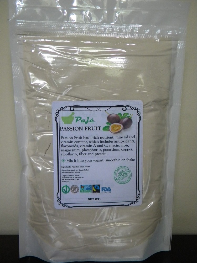 Passion fruit powder 8oz 1/2lb PAJE - NICE FLAVOR calm nerves / hyperactivity