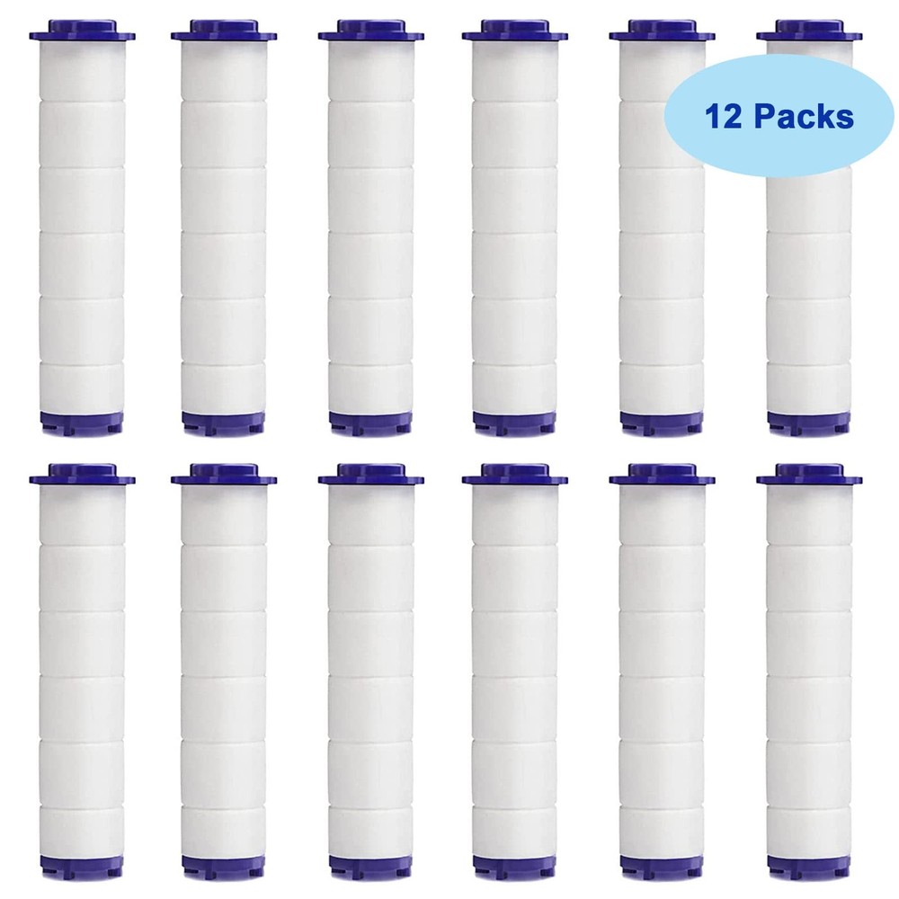 High Pressure Handheld Turbo Fan Shower Head PP-Cotton Filter White