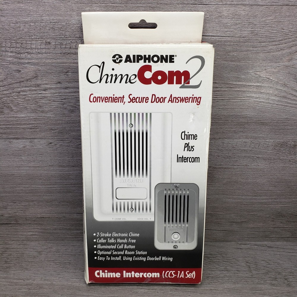 Aiphone Chime Com 2 Intercom CCS-1A Set Single-Door Answering System Quick Ship