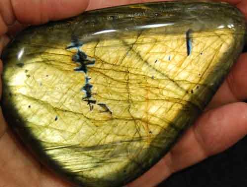 Labradorite Palm Stone #37