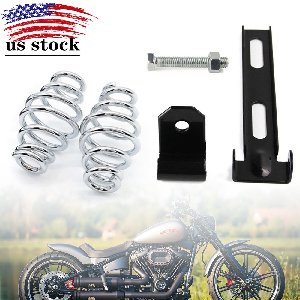 Motorcycle Mounting Saddle Seat Spring Sportster & Bracket Kit for Harley
