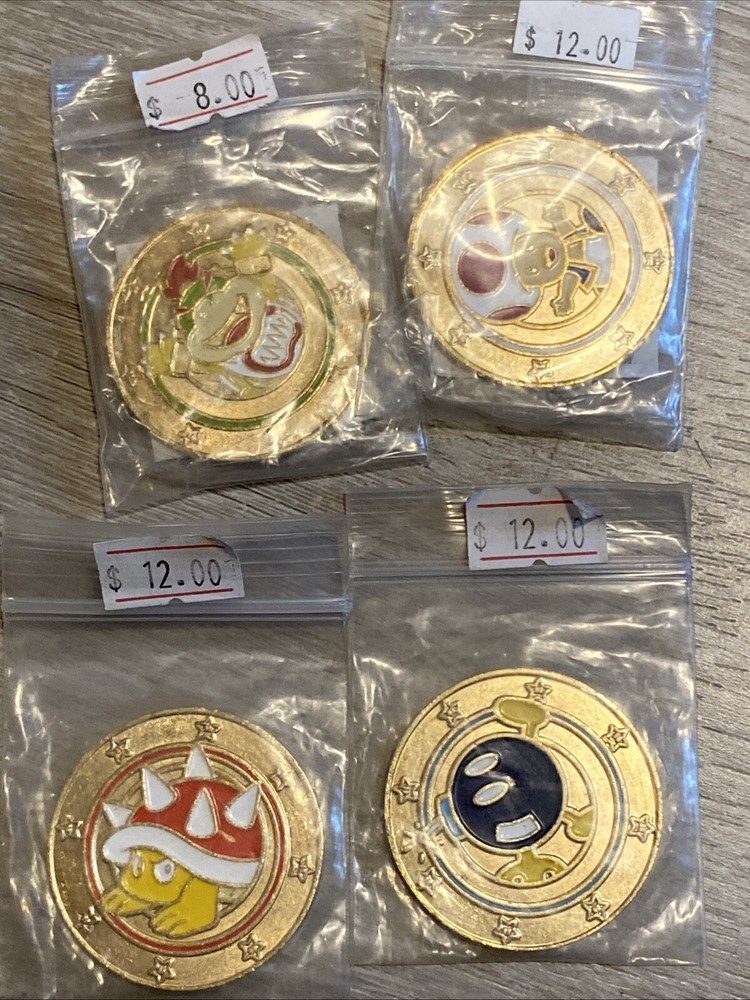 Wonder Ball Mario Coin 4 Different