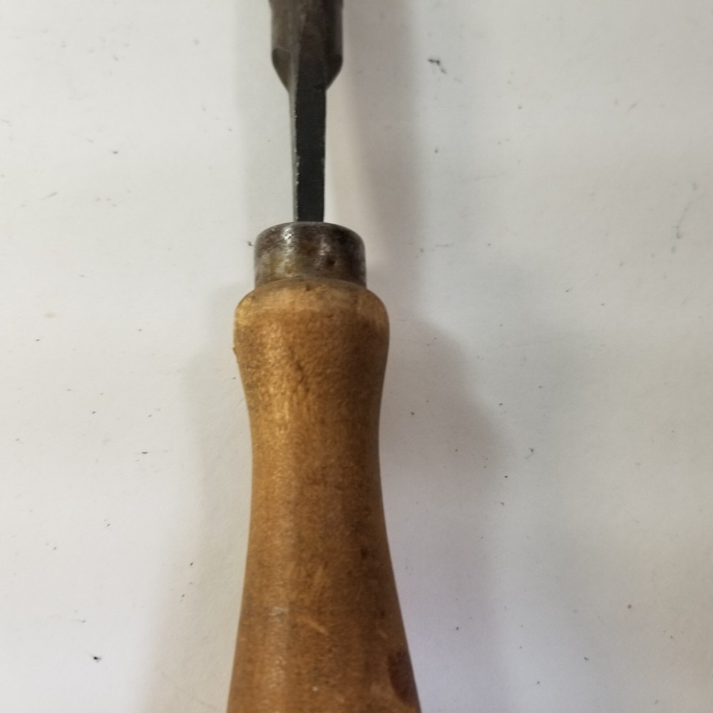 VINTAGE NICHOLSON 13" Round File Wood Handle