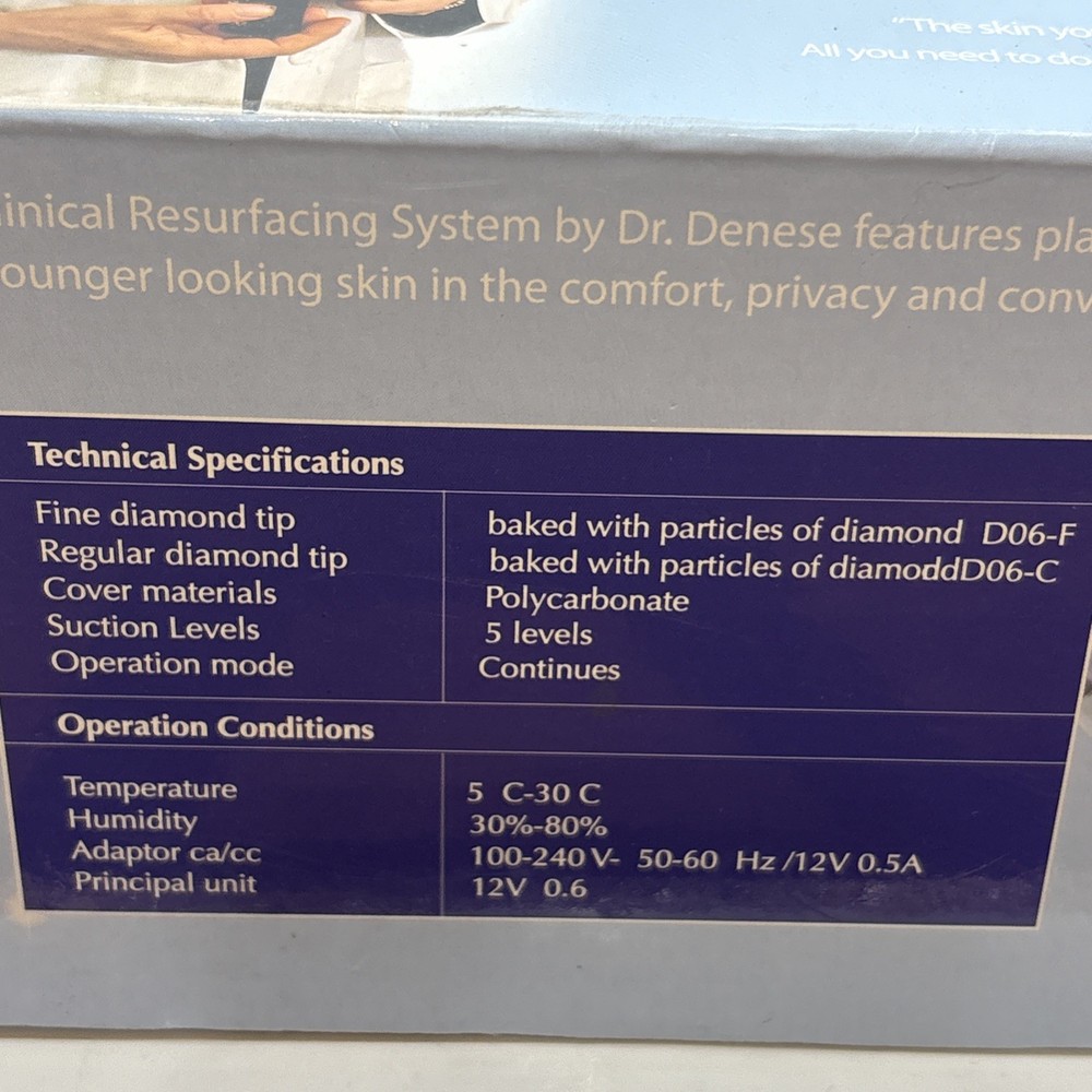 SkinScience Clinical Resurfacing System Dr. Denese Exfoliating Kit Diamond Tips