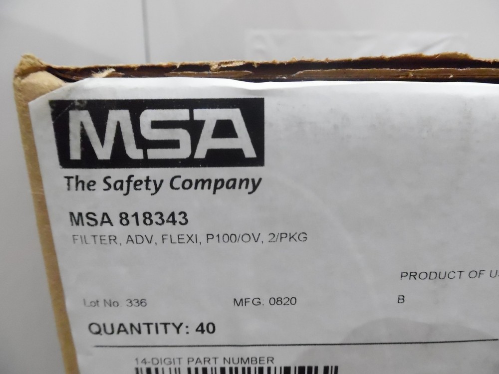 40pr MSA 818343 Flexi-Filter Pads Tariffs Paid by BEQI