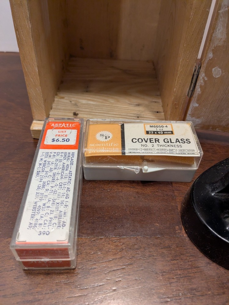 Vintage Precision Optical Microscope Model 635