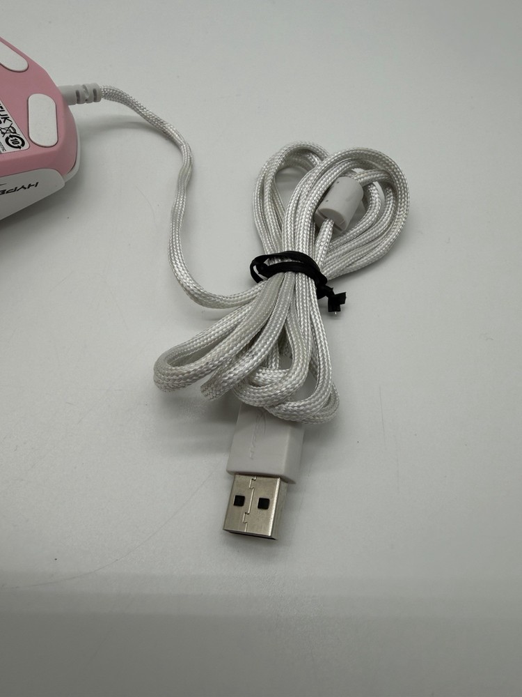 HyperX Pulsefire Haste Gaming Mouse White Pink Honeycomb Wired USB PC!(TESTED)