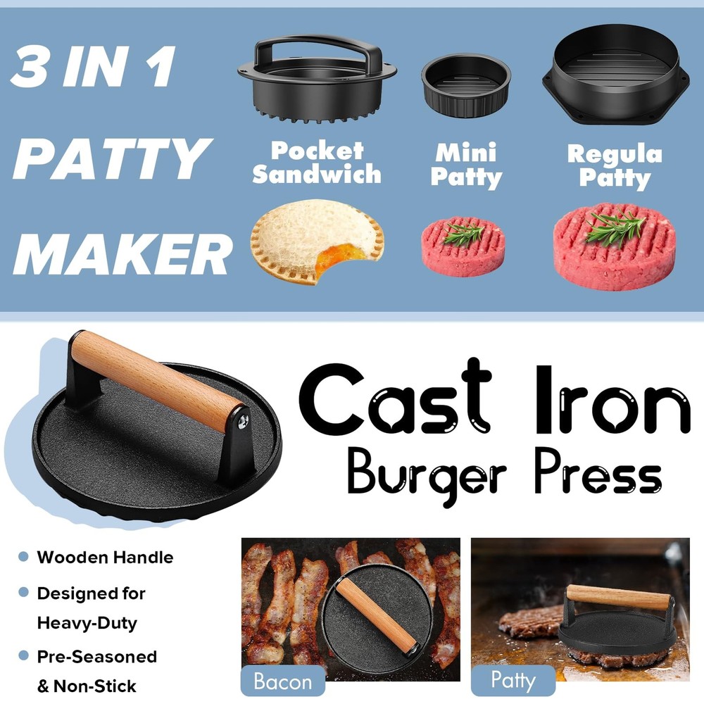 Griddle Accessories Set 31PCS Flat Top Hibachi BBQ hardware kit