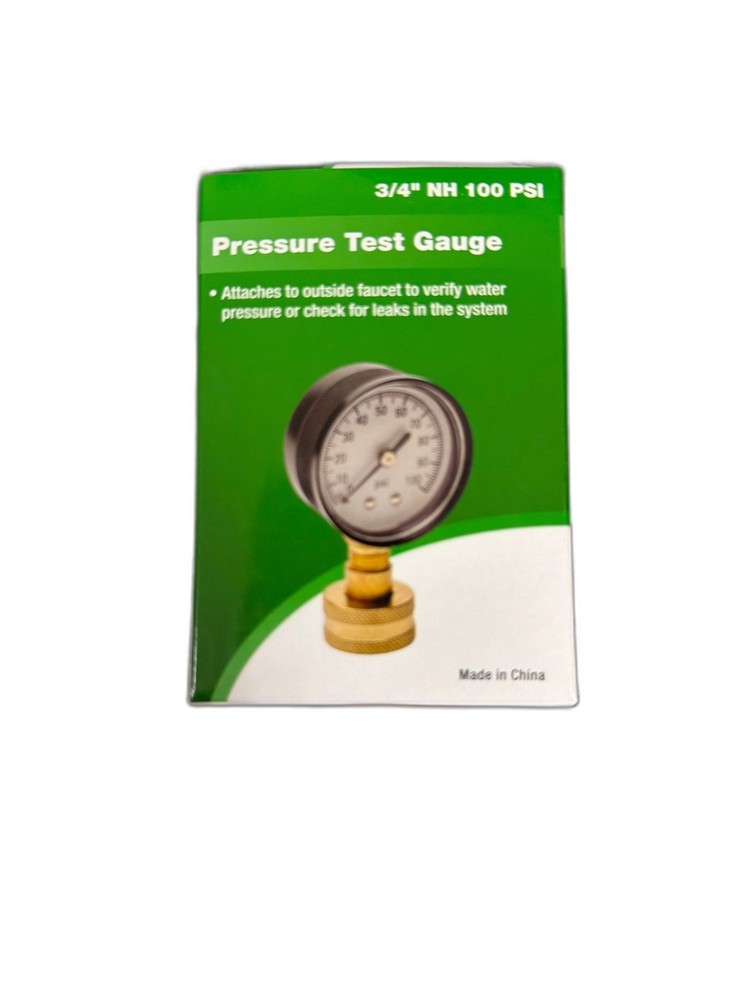 Water Source Water Test Pressure Gauge