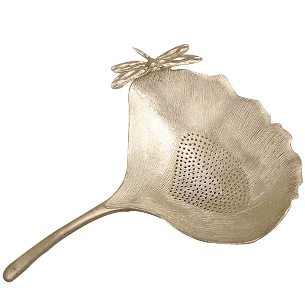 Tin Leaf Dragonfly Tea Strainer Handmade Creative Tea Filter Kung Fu Tea Set