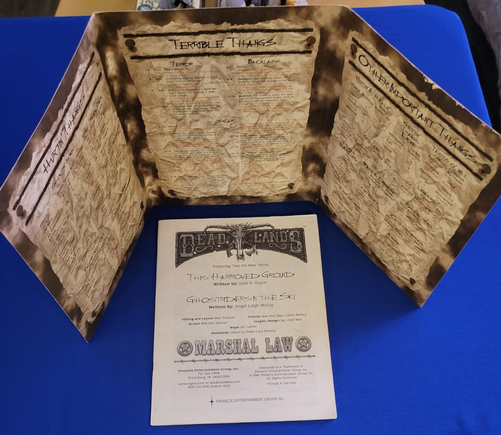 GM Screen with Module - Deadlands (1009)