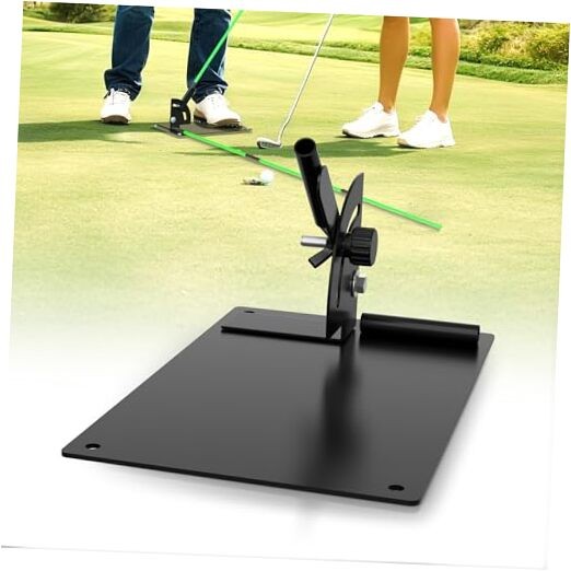 Golf Alignment Stick Angle Holder - Adjustable Swing Plane Golf Training Aid,