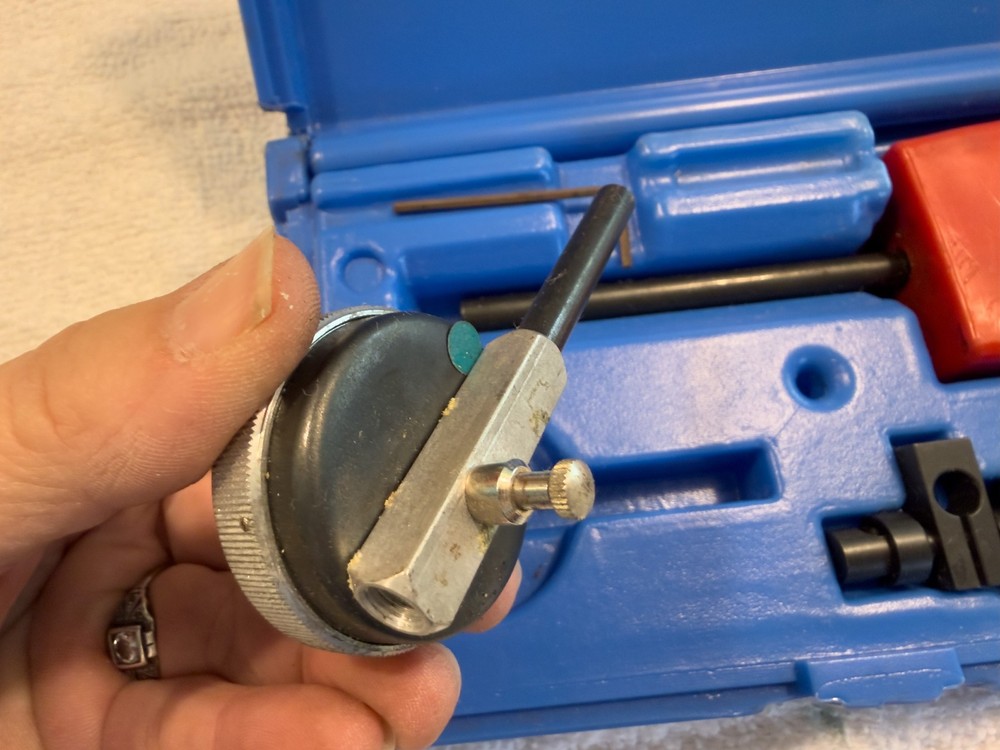 Central Tools No. 6405 Dial Indicator Set with Magnetic Base - Partial Set - USA