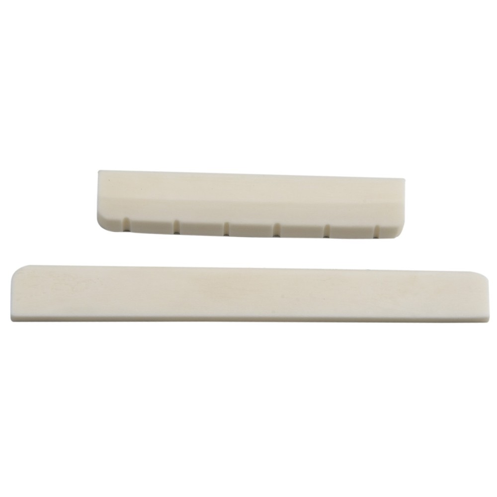 6 String Bone Classical Guitar Bridge Saddle And Nut Replacement Parts 80mm/52mm