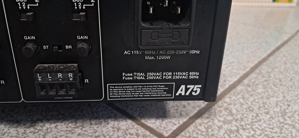 TRUAUDIO A75 Multizone amplifier