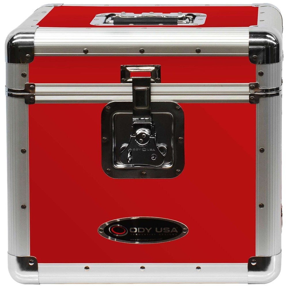 Odyssey KLP2RED Krom Series Red Stackable Record / Utility Case idjnow
