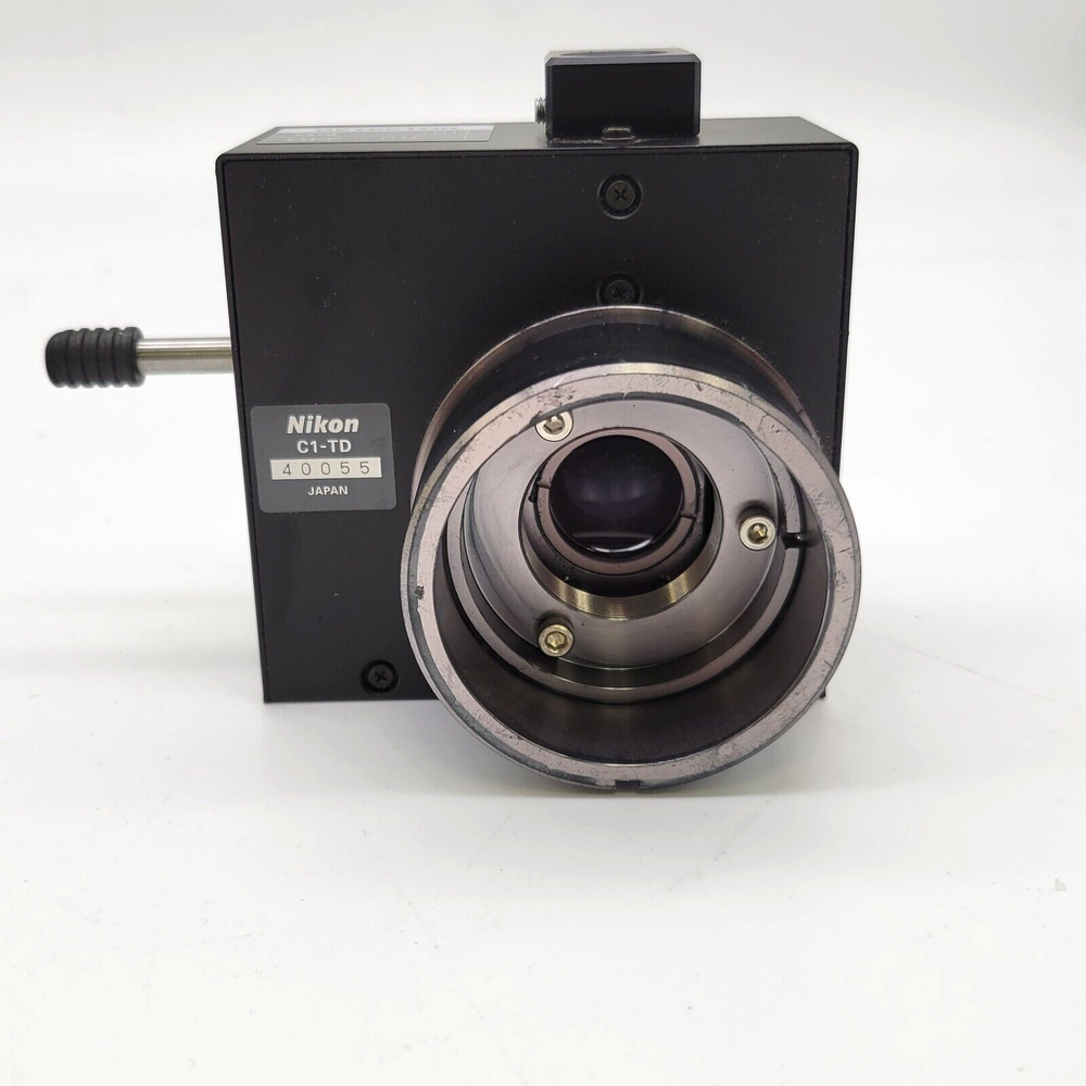 Nikon Microscope C1-TD Laser Detector Adapter with Light Guide