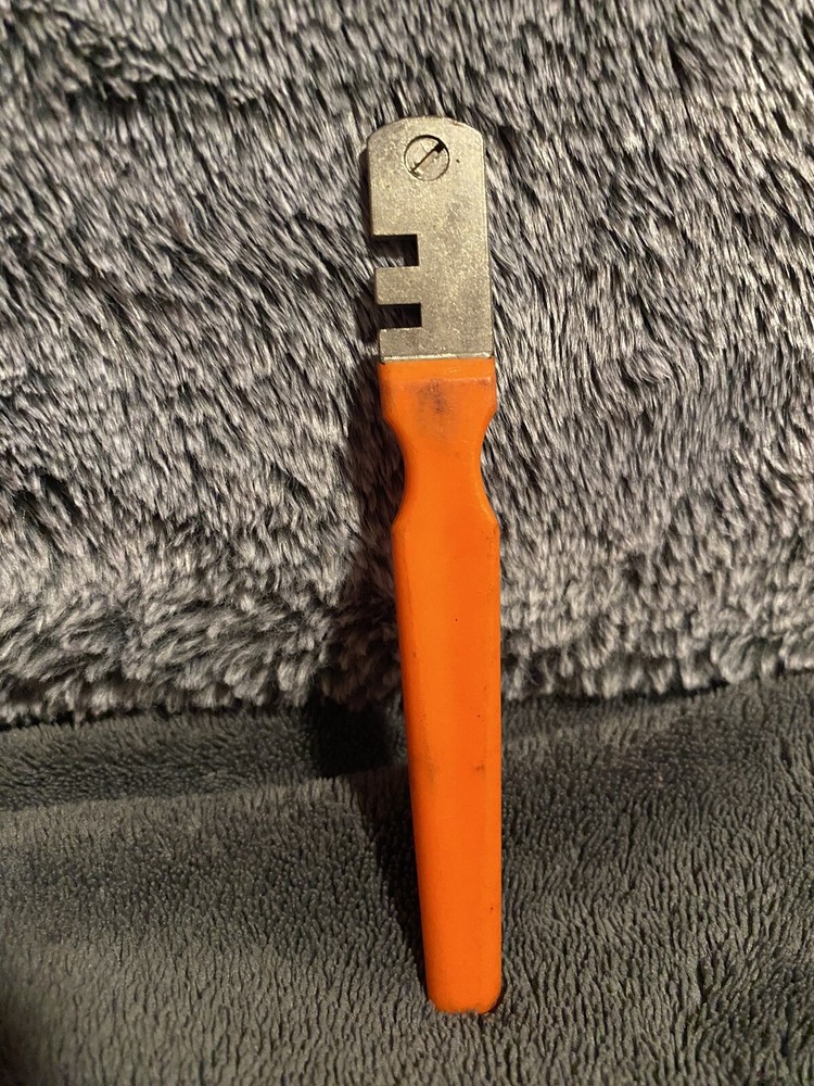 Vintage West Germany Glass Cutter Orange
