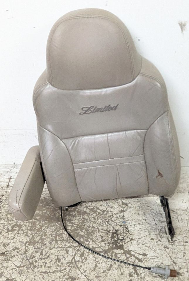 Limited Tan Leather Front Left Driver Seat Back | Fits 2000-2001 Ford Excursion